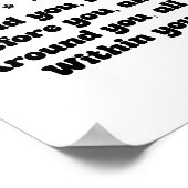 Abschluss Geschenke für sie Das Abenteuer beginnt Poster (Ecke)