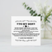 Abschluss Geschenke für Son 2024 Inspiration Gesch Einladung (Stehend Vorderseite)