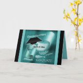 Abschluss Geschenke Männer Frauen elegant Karte (Gelbe Blume)