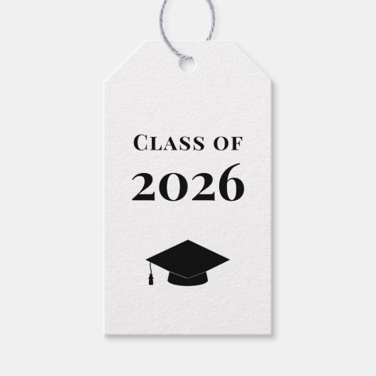 Abschluss-Geschenkmarke, Klasse of 2023 Simple Geschenkanhänger (Vorderseite)