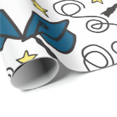 Abschluss Geschenkpapier (Rolleneckpunkt)