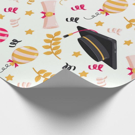 Abschluss Geschenkpapier (Ecke)