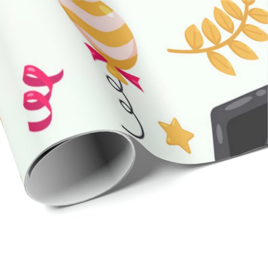 Abschluss Geschenkpapier (Rolleneckpunkt)