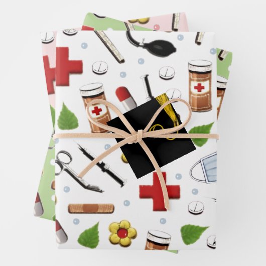 Abschluss-Geschenkpapier-Blätter Geschenkpapier Set (Beispiel)