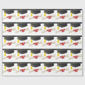 Abschluss-Geschenkpapier Geschenkpapier (Flach)