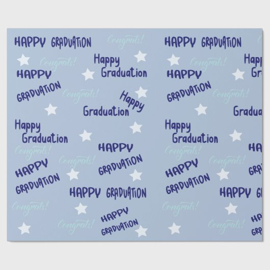 Abschluss-Geschenkpapier: Geschenkpapier (Flach)