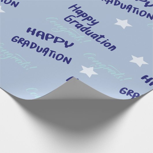 Abschluss-Geschenkpapier: Geschenkpapier (Ecke)