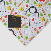 Abschluss-Geschenkpapier Seidenpapier (Ausschnitt)