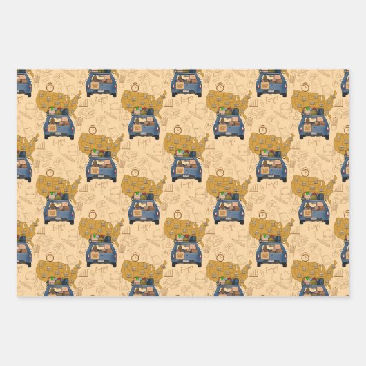 Abschluss Geschenkpapier Set (Vorderseite)