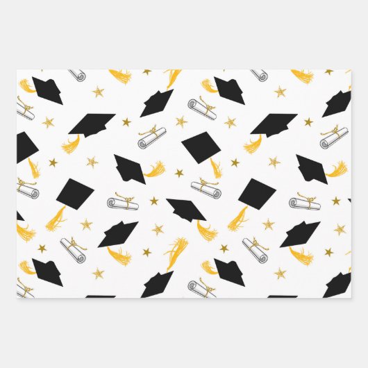 Abschluss Geschenkpapier Set (Vorderseite)