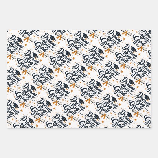 Abschluss Geschenkpapier Set (Vorderseite)