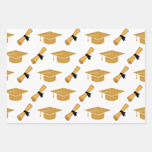 Abschluss Geschenkpapier Set (Vorderseite 2)