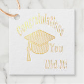 Abschluss-Geschenktag Geschenkanhänger (Vorderseite)