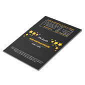 Abschluss Gevor Stars XL Candy Wrappers Notepad Notizblock (angewinkelt)