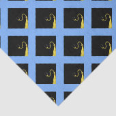 Abschluss gibt Light Blue Seidenpapier (Ausschnitt)