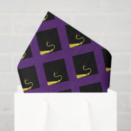 Abschluss gibt Lila Geschenke Seidenpapier