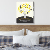 ABSCHLUSS-GIFT-Baumspeicher-Keepsake Leinwanddruck (Insitu (Schlafzimmer))