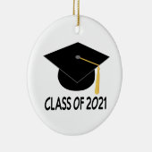 Abschluss Gift Class of 2021 Keramikornament (Rechts)