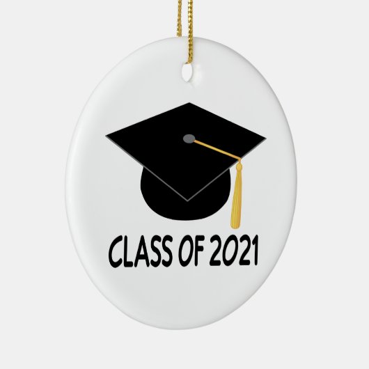 Abschluss Gift Class of 2021 Keramikornament (Rechts)