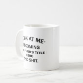 Abschluss Gift Funny Grad High School Abschluss Kaffeetasse (Vorderseite Links)
