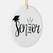 Abschluss Gift, Klasse 2021, Senior 2021 Keramik Ornament (Rechts)