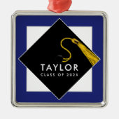 Abschluss Gift Metal Ornament (Vorne)