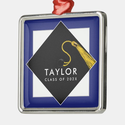 Abschluss Gift Metal Ornament (Links)