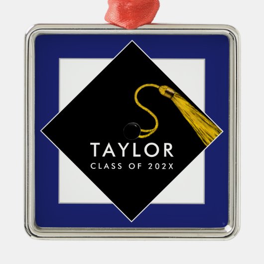 Abschluss Gift Metal Ornament Aus Metall (Vorne)