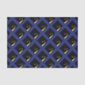 Abschluss Gifts Blue Seidenpapier (Vorderseite)