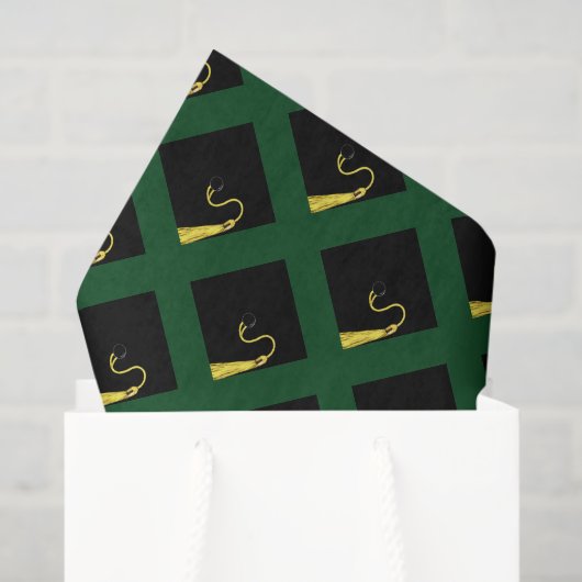 Abschluss Gifts Green Seidenpapier (Geschenktüte)