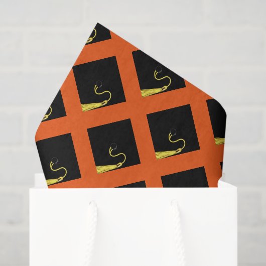 Abschluss Gifts Orange Seidenpapier (Geschenktüte)