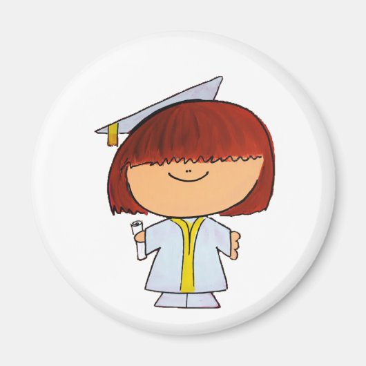 Abschluss Girl Magnet (Vorne)