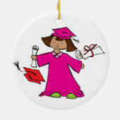 Abschluss Girl - Siehe Zurück - SRF Keramikornament (Hinten)