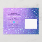 Abschluss Girly Middle School Foto Einladungspostkarte (Rückseite)