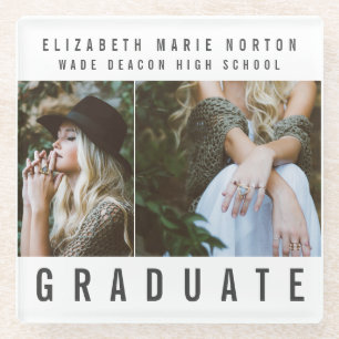 Abschluss Glasuntersetzer