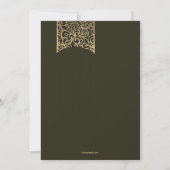 Abschluss Glitz Foto Einladung (Rückseite)