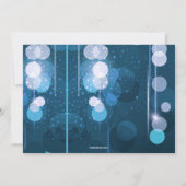 Abschluss Glitzern Foto Einladung (Rückseite)