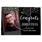 ABSCHLUSS GLÜCKWUNSCH 1 FOTO GROßE GESCHENKTÜTE (Rückseite)