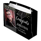 ABSCHLUSS GLÜCKWUNSCH 1 FOTO GROßE GESCHENKTÜTE (Rückseite Schrägansicht)