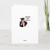 Abschluss-Glückwunsch 2017 Karte (Rückseite)