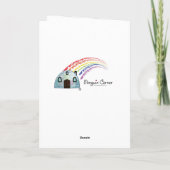 Abschluss-Glückwunsch-Bücherwurm Karte (Rückseite)