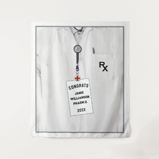 Abschluss-Glückwunsch der Creative Pharmacy School Wandteppich (Vorderseite)