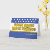 Abschluss-Glückwunsch der Küstenwache Karte (Gelbe Blume)