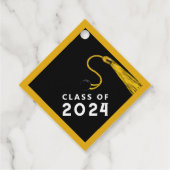 Abschluss Glückwunsch Geschenkanhänger (Rückseite)