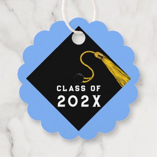 Abschluss Glückwunsch Geschenkanhänger (Rückseite)