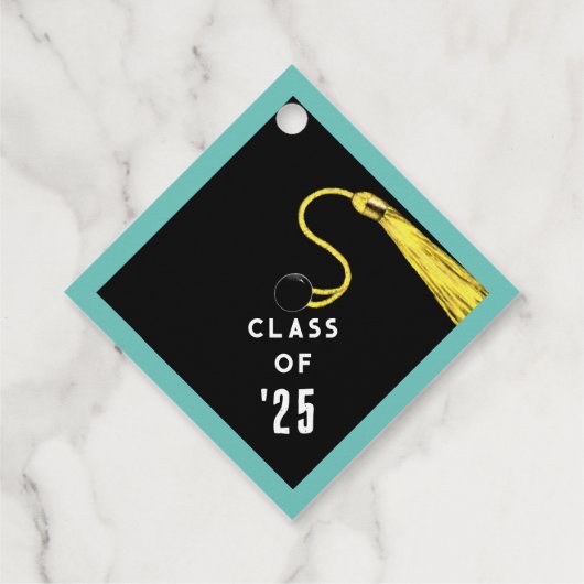 Abschluss Glückwunsch Geschenkanhänger (Rückseite)