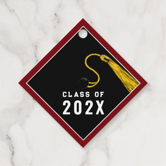 Abschluss Glückwunsch Geschenkanhänger (Rückseite)