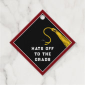 Abschluss Glückwunsch Geschenkanhänger (Vorderseite)