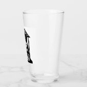 Abschluss Glückwunsch Glas (Links)