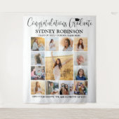 Abschluss-Glückwunsch Große Hintergrundbilder für  Wandteppich (Vorderseite)